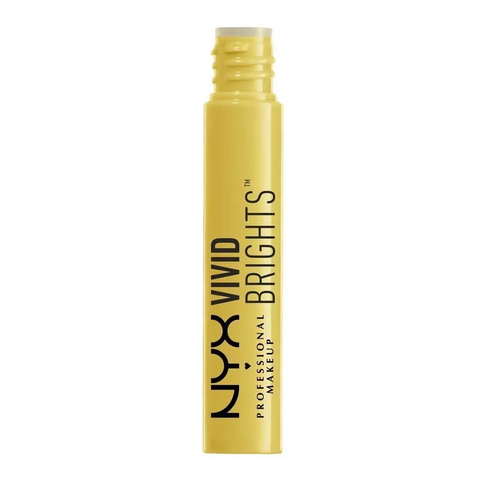 NYX Vivid Brights Liquid Eyeliner Vivid Halo Pastel Yellow New in Box